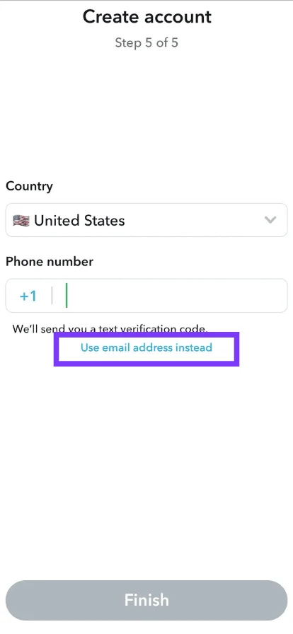 Click on sign-up with email instead.