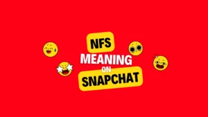 What does NFS mean on Snapchat